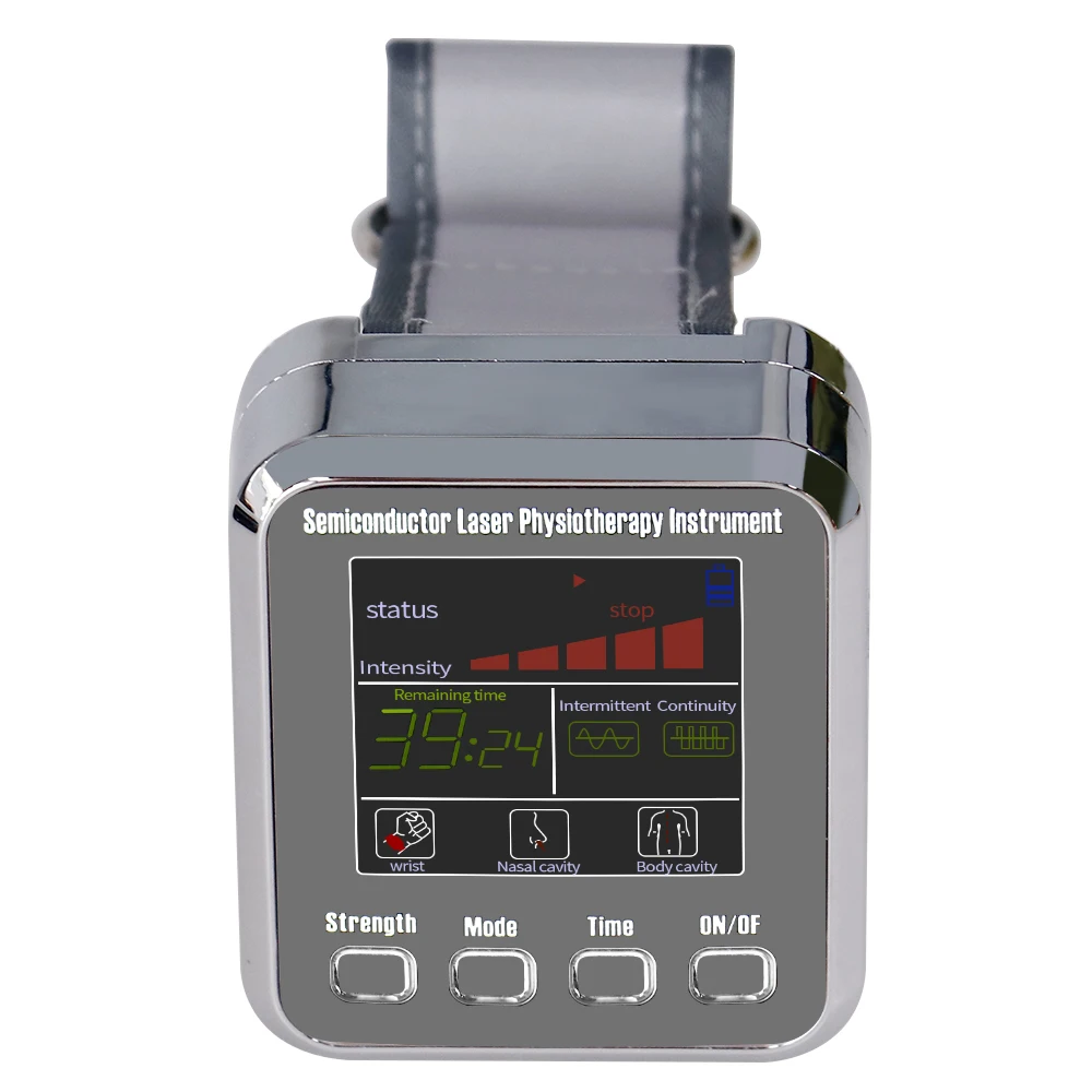 Laser Therapy Blood Irradiation Acupuncture Watch with 12-Hole Design and 650nm Technology