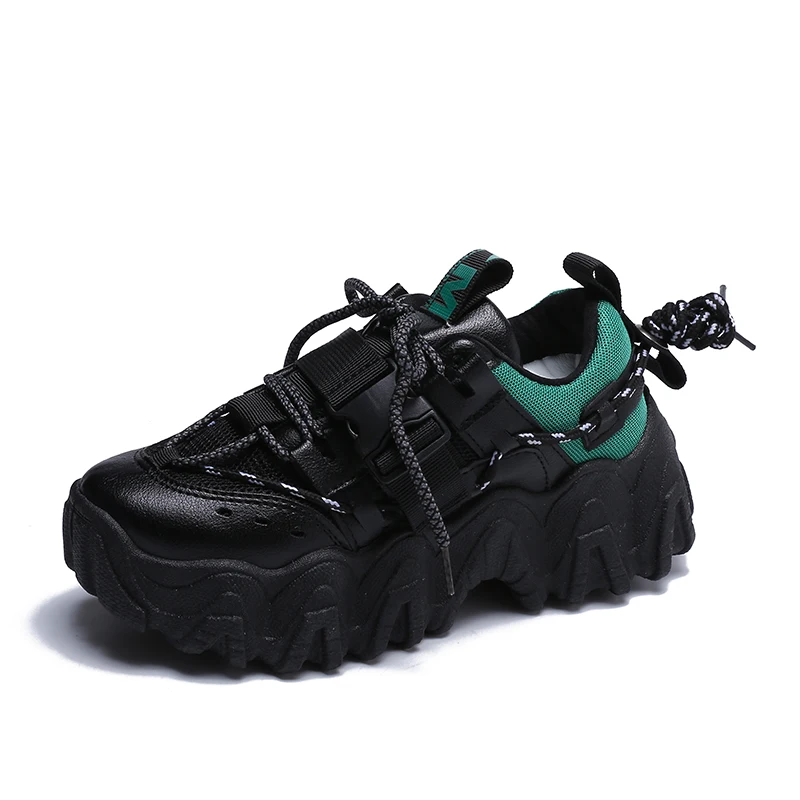 Casual Women Sneakers High Heels Platform Tennis Sports Autumn Winter Thick Bottom Walking 2021 New Breathable Vulcanized Shoes 