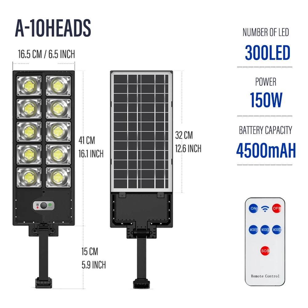 504LED Solar Light Outdoor IP65 Waterproof Super Bright Street Light with Remote Control Motion Sensor Street Garden Wall Light led solar garden lights Solar Lamps