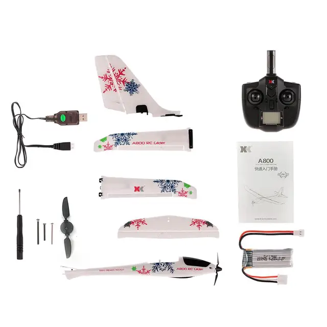 Wltoys XK A800 4CH 3D/6G System RC Airplane Remote Control Assembly