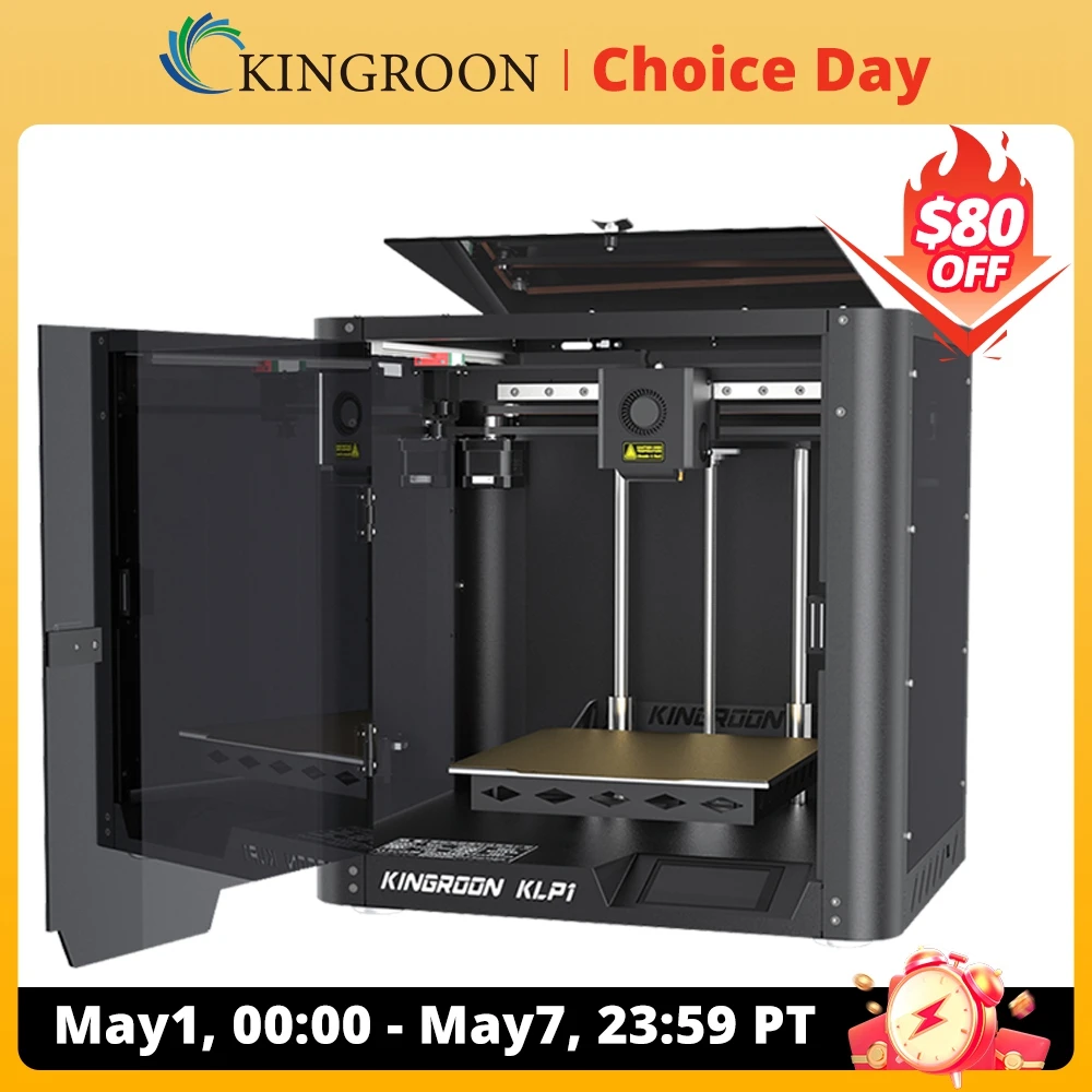 

KINGROON KLP1 Fastest FDM 3D Printer Max 500mm/s Printing Speed CoreXY 3.5" Touch Screen Dual Gear Extruder 3dprinter