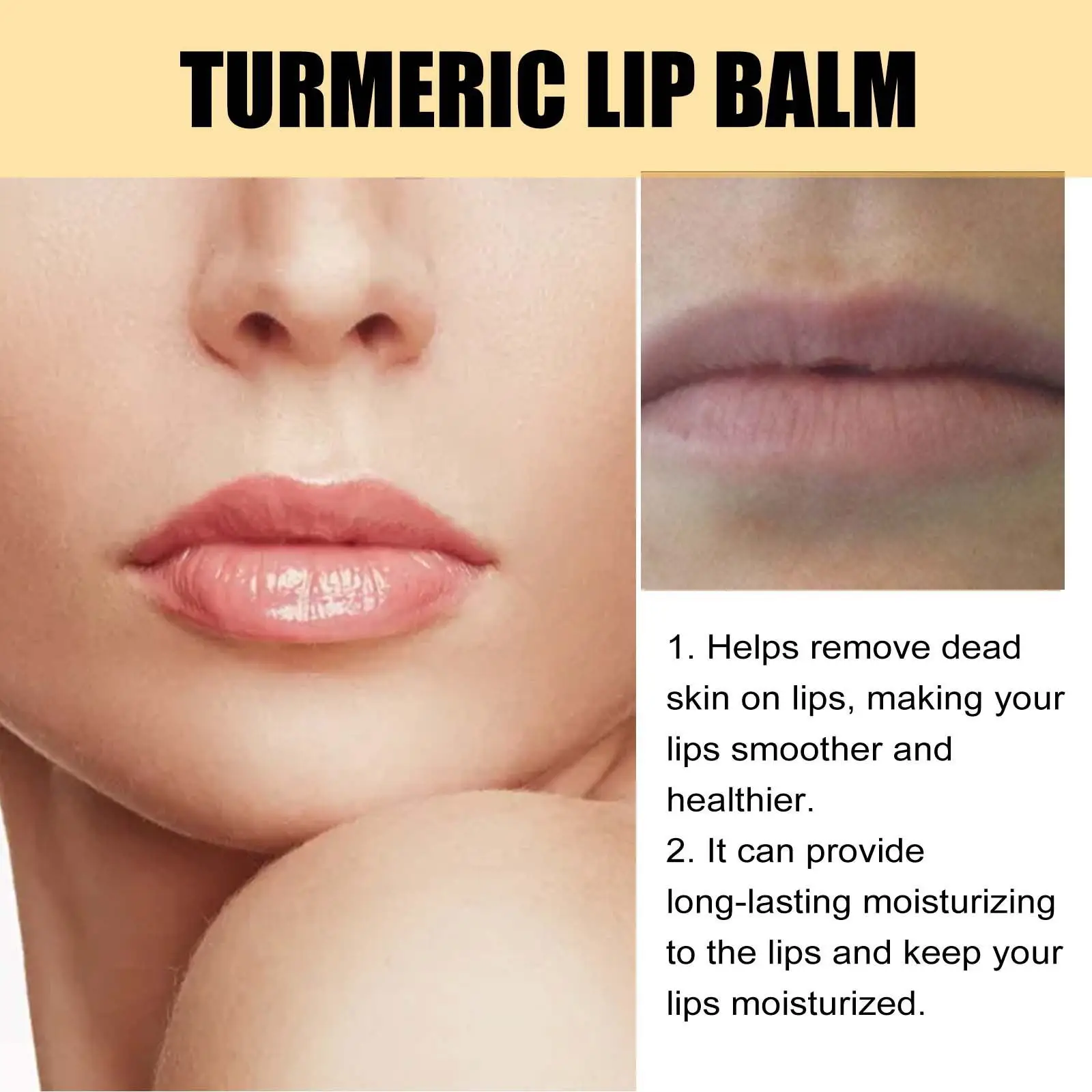 Turmeric Remove Dark Lip Balm Gloss Oil Exfoliating Dead Clean Moisturizer Original Korean Care Products Makeup Beauty Health 5