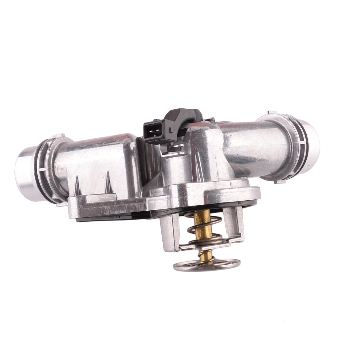 Car Thermostat Housing 11531437040 11531436823 Fit for BMW X3 X5 Z3 Z4 528i 328i 323i 328Ci 530i 525i 330xi 330i Silver Aluminum