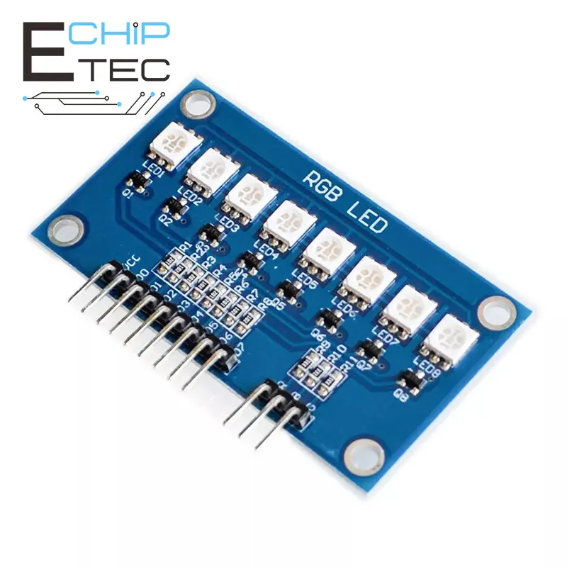 

Free shipping 1PCS 5050 RGB Full-color LED / Water Lamp Module Microcontroller Running Water Light for Arduino