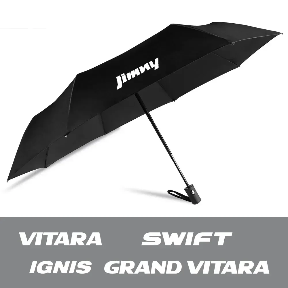 For Suzuki SX4 Swift Ignis Alto Jimny Samurai Baleno Vitara Grand-Vitara Fully Automatic Three-Folding Umbrella Car Accessories