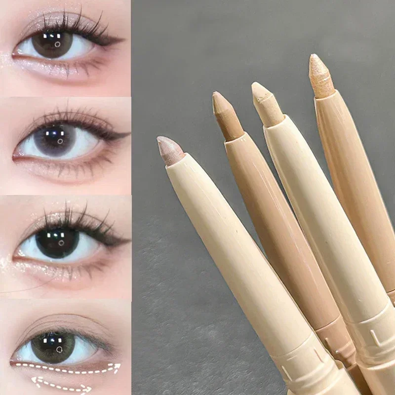 Matte Brightening Lying Silkworm Shadow Pen Dual-use Eyeliner Gel Pen Beige Skin Tone Concealer