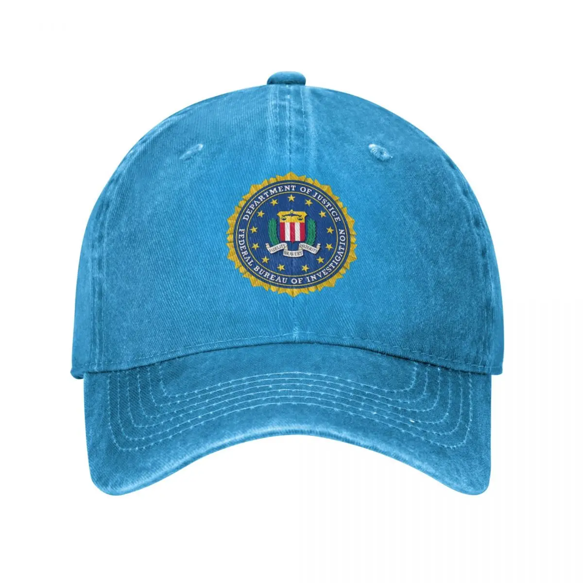 

FBI FEDERAL BUREAU OF INVESTIGATION DEPARTMENT OF JUSTICE OF THE UNITED STATES Baseball Cap Military Cap Man Men'S Hats Women'S