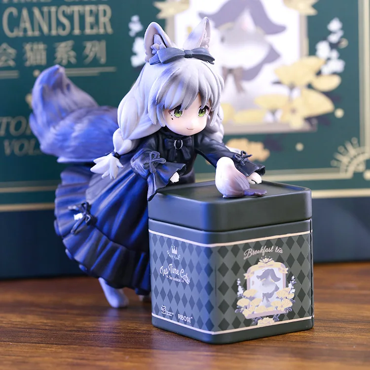 Figurine Manga thé avec chat idyllique Li Hua