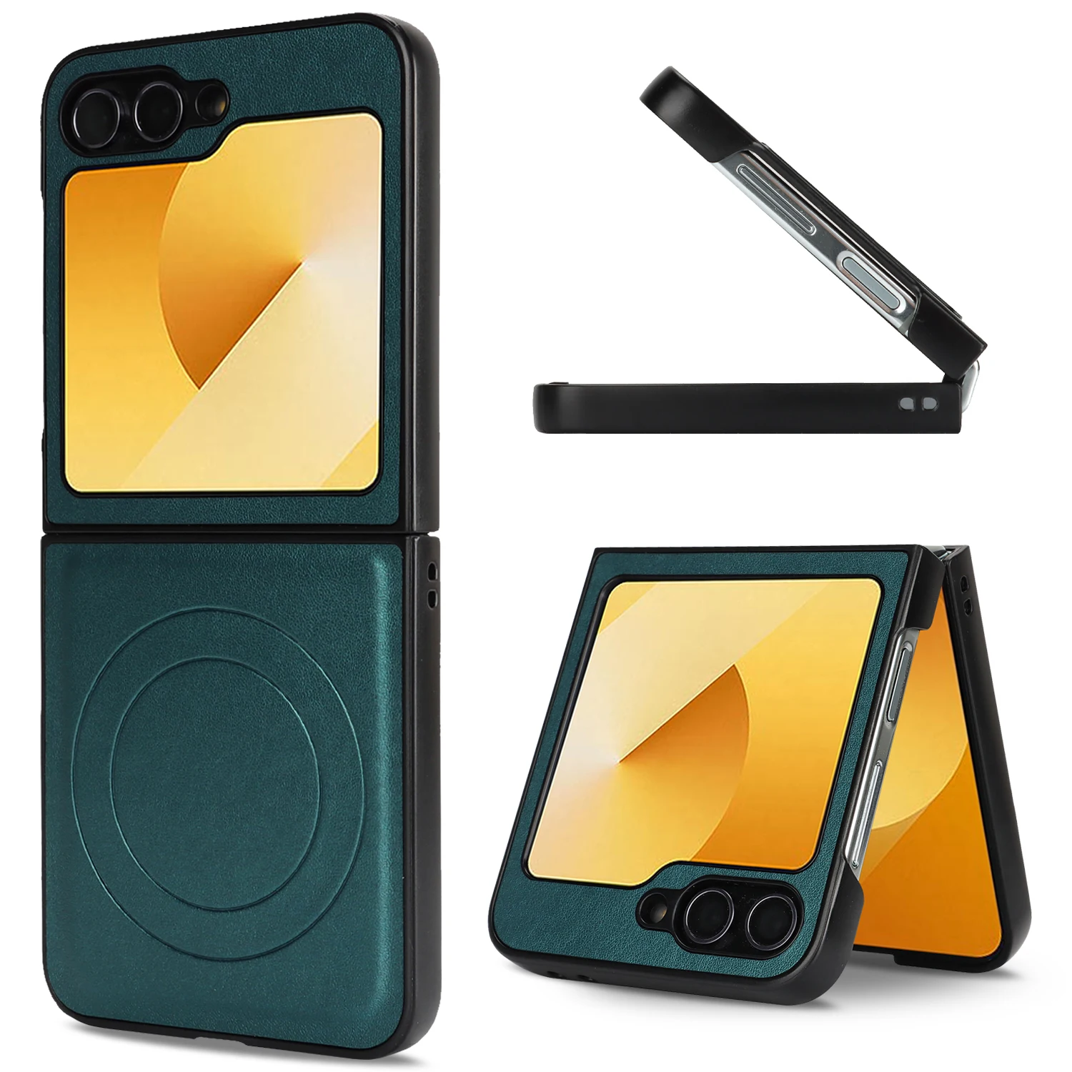 Magnetic PU Leather Ultra-Thin Shockproof Phone Case