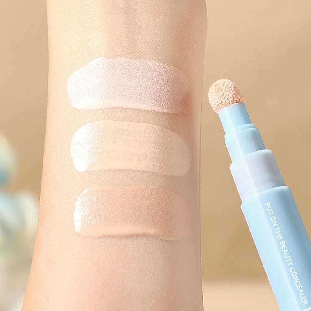 قلم كونسيلر لإصلاح البشرة، كونسيلر إسفنجي، تفتيح ب...