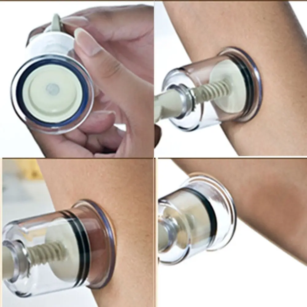 Facial Cupping Set 1pc S/M/L Professional Cans Cups Vacuum Cupping Kit Vacuum Apparatus Therapy Relax Massagers Magnet Massage Therapy Healthy Cup