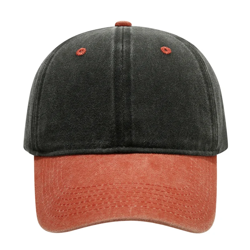 Unisex Vielseitige farblich passende gewaschene Baseballmütze Männer und Frauen Casual Sport Light Plate Cap Frühling Sommer Snapback Sonnenhüte – Detail 21