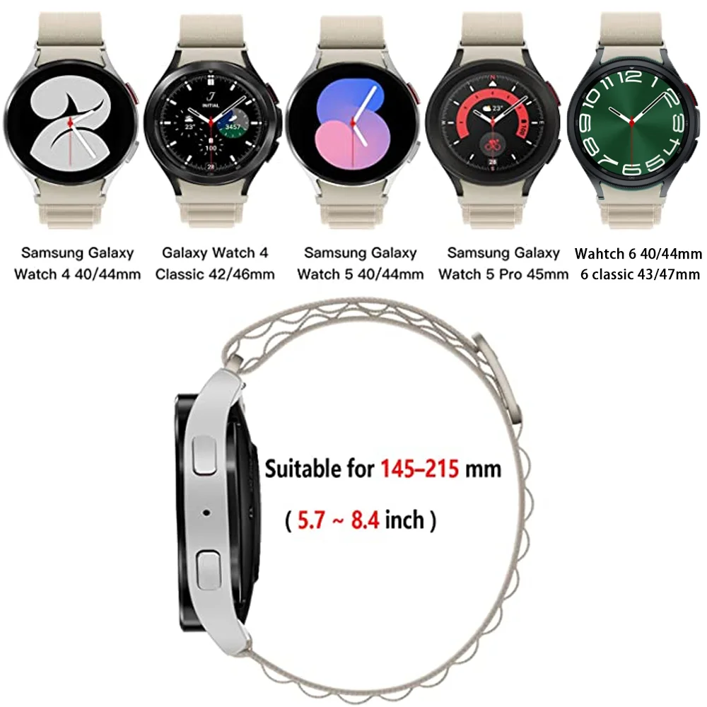 Samsung Galaxy Watch Pro Nylon Straps Samsung Galaxy Watch