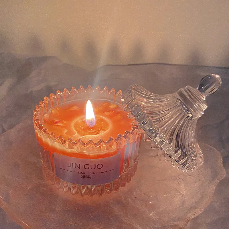 Sexy Low Temperature Candles Canned Gilding40DegreesmPeony Flower Rose Petals Wax Drip Adult Sex Training Props