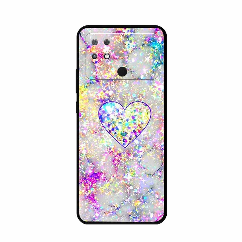 Stylish Soft TPU Silicone Back Cover for Xiaomi Poco C40 - Fashionable Protection Bumper Case