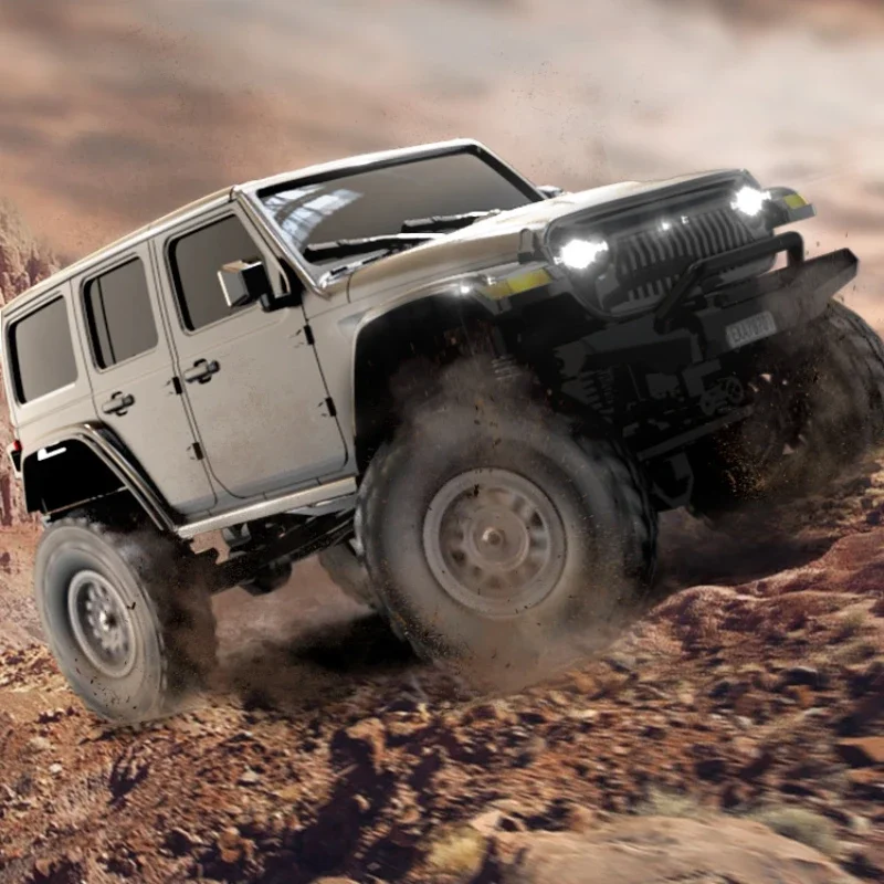 1/24 2.4G 4 × 4 Remote Control Car 4WD Off Road Vehicle with Lighting Simulation Remote Control Climbing Car Boy Toy Gift 78701 4