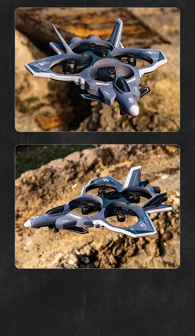 Nuevo Rc avión Dron juguetes para niños aviones de Control remoto espuma Quadcopter acrobacias helicóptero estrella vuelo luchador 5-14 años niño