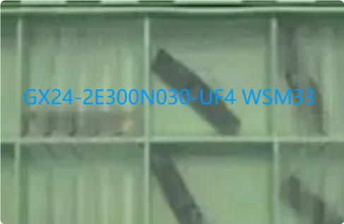 10개입 오리지널 카바이드 인서트 GX24-2E300N030-UF4 WSM33