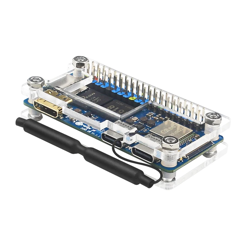 Orange Pi Zero 2 W Acrylic Case Transparent Shell Protective Case for Single Bo