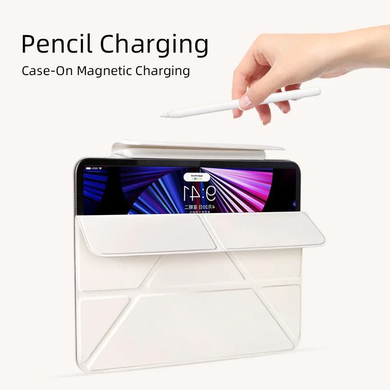 Premium Folio Case with Magnetic Closure and Y-Fold Design