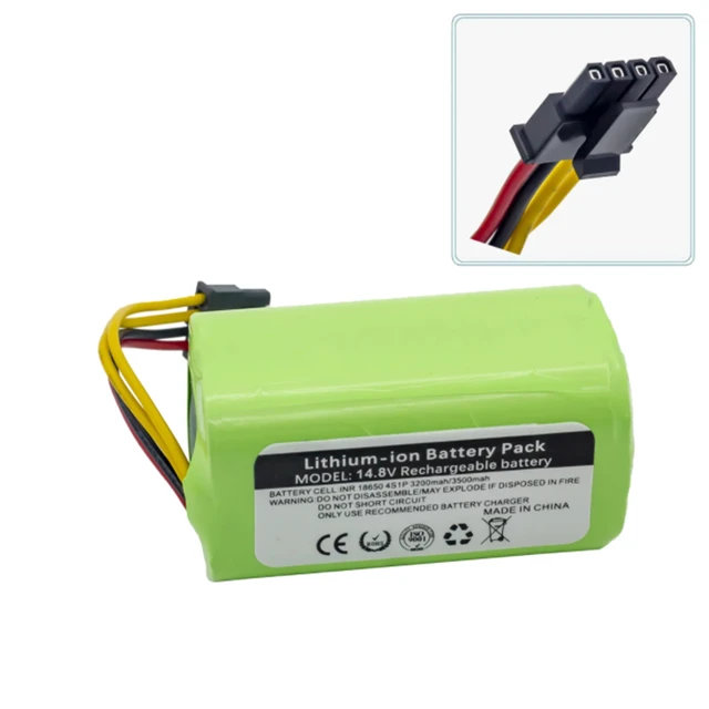 Leelinci 14.8V 2600mAh/3200mAh Rechargeable Li-ion Battery For Cecotec Conga  1390 1590For Genio Deluxe