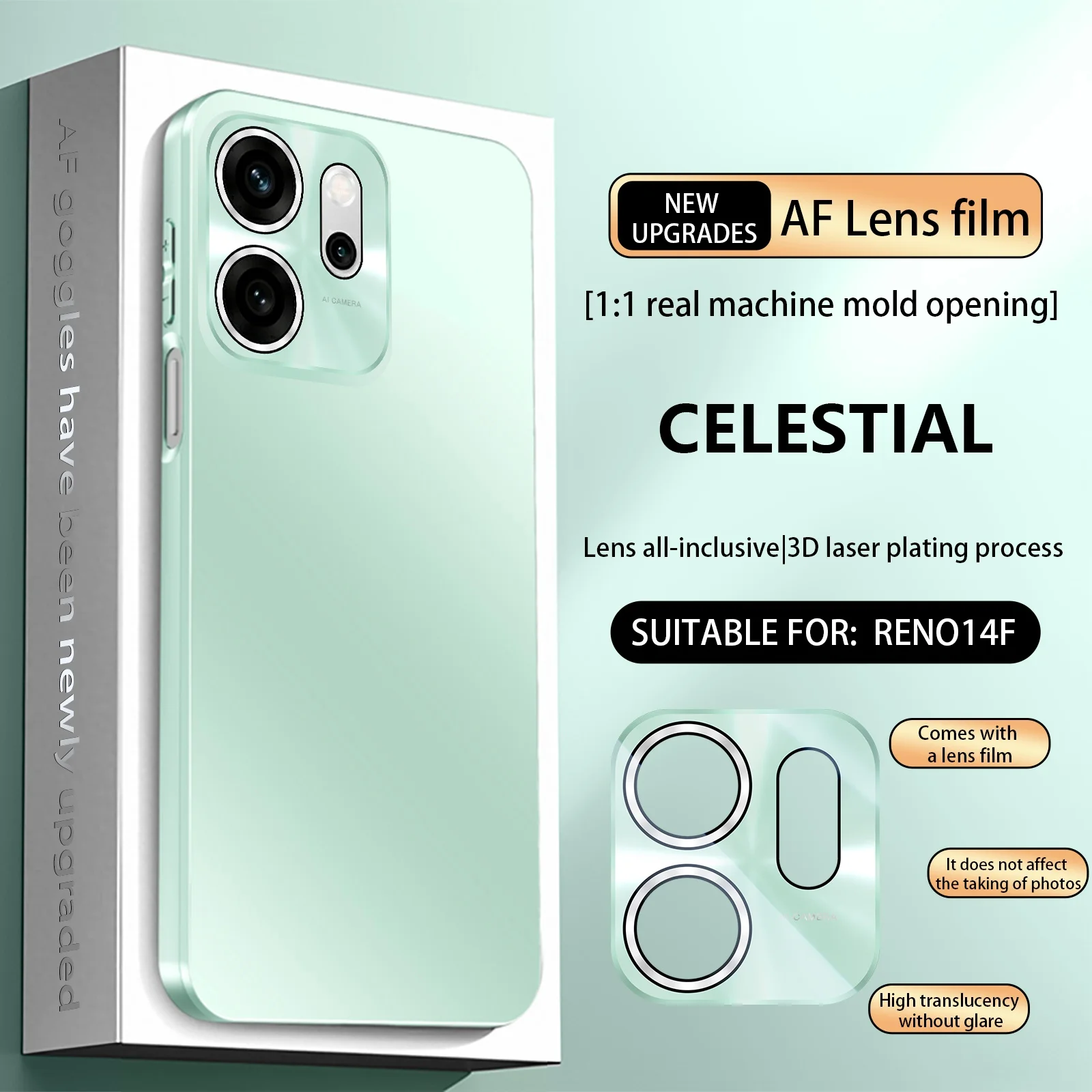 Matte Feel Phone Case with Full Lens Protection and Scratch Resistance