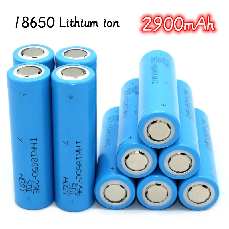 Original INR18650 Lithium ion 3.7v.2900mAh 20A For wall clock Aviation