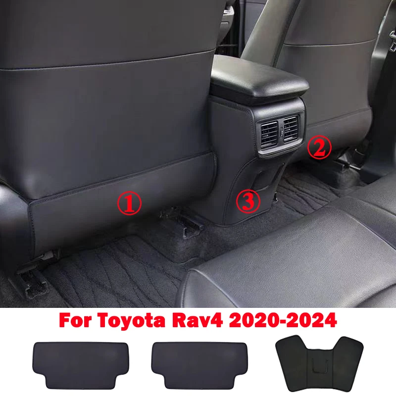 Car Seat Back Anti Kick Pad Cover Anti-Dirty Waterproof Seat Protection Mats For Toyota RAV4