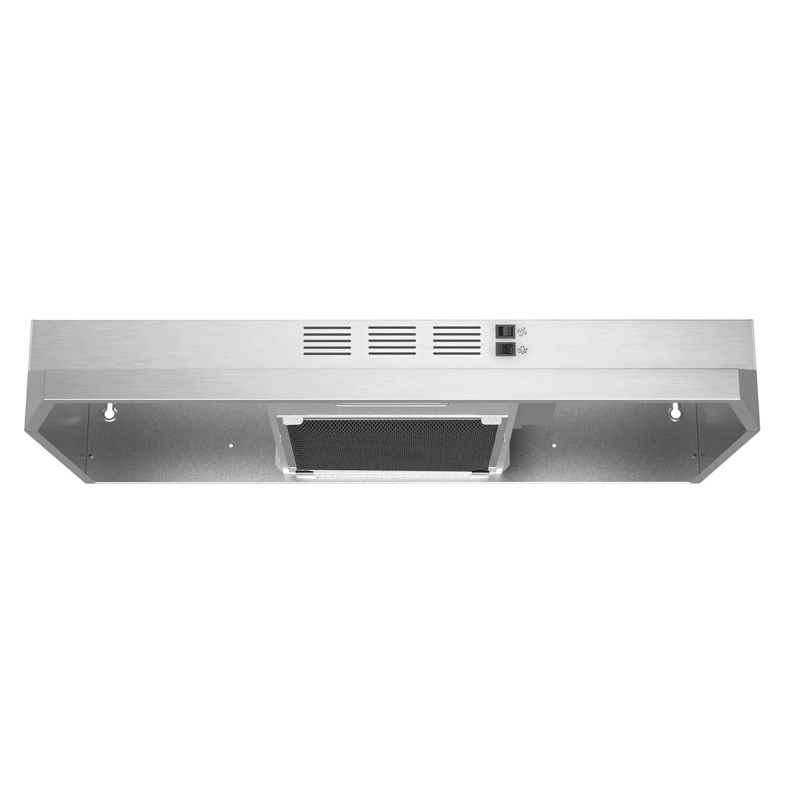 Tieasy 30 inch 280CFM Ductless Ducted Convertible Gesture Touch Sensing Control 9-Speed Fan Range Hood for Kitchen ZMS-3976