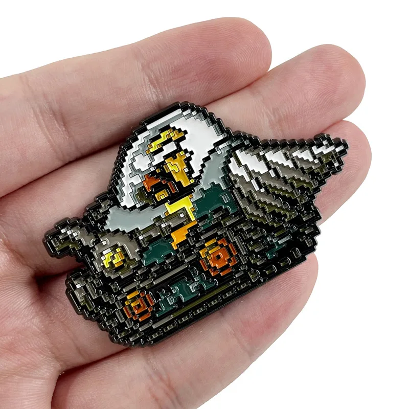 Cartoon Creativity Personalized Game Machine Modeling Brooch Golden Brooches