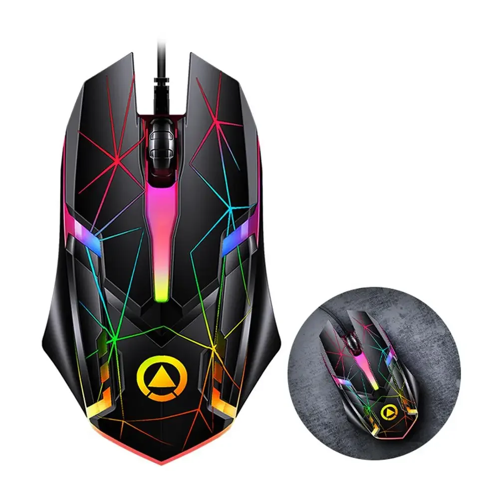 

G6 USB Wired Luminous Mouse Game 1200 DPI for Computer Gamer Mouse Mause Gamer Mouse Usb Computer with Cable Optical Mice