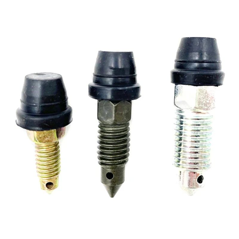 

2Pcs Car Accessory Auto Car Motorcycle Brake Pump Brake Caliper Bleed Exhaust Screw Nipple Dust Cap