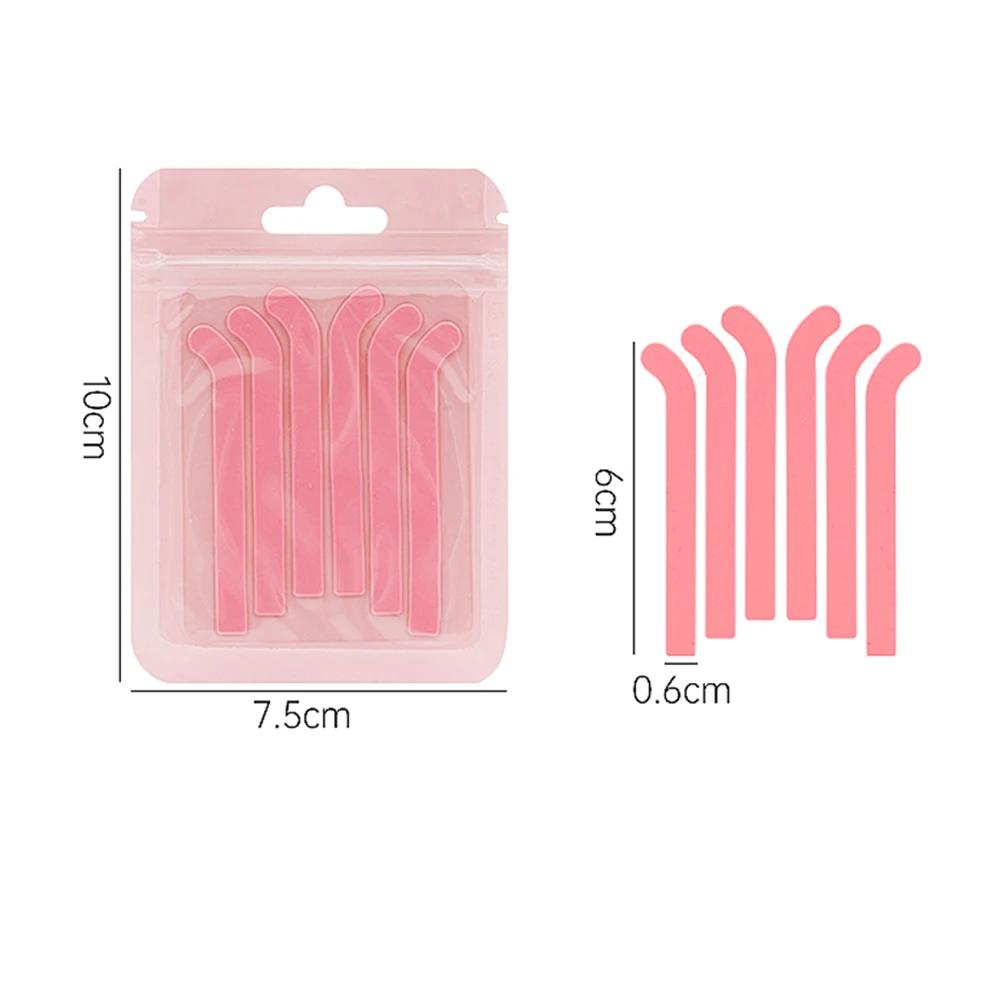 5packs Eyelash Lifting Silicone Stripe Reusable Eye Lashes Lifting Curler Pad Perm Lash Extension Supplies Sticky Tape Makeup