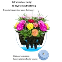 European Style Honeycomb Pattern Imitation Rattan Hanging Hanging Plastic Flower Pot Hanging Pot Indoor Hanging Basket 3