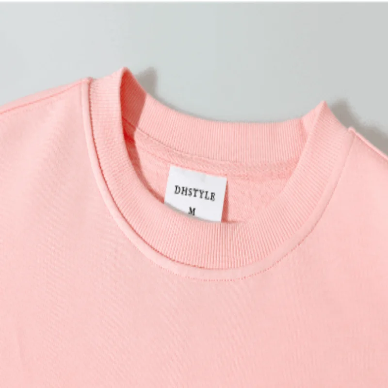 Cotone uomo e donna collare rotondo vestiti personalizzati maniche lunghe primavera autunno t-shirt stampato logo ricamo logo 4