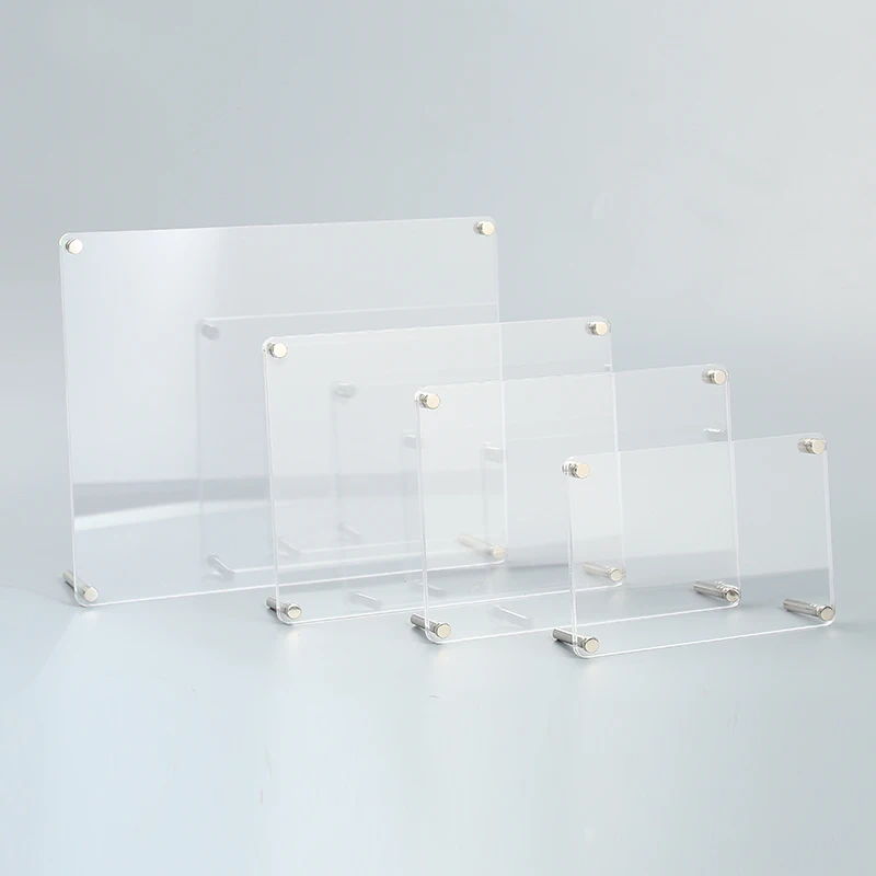 Acrylic Photo Frame Display Holder Desktop Decoration