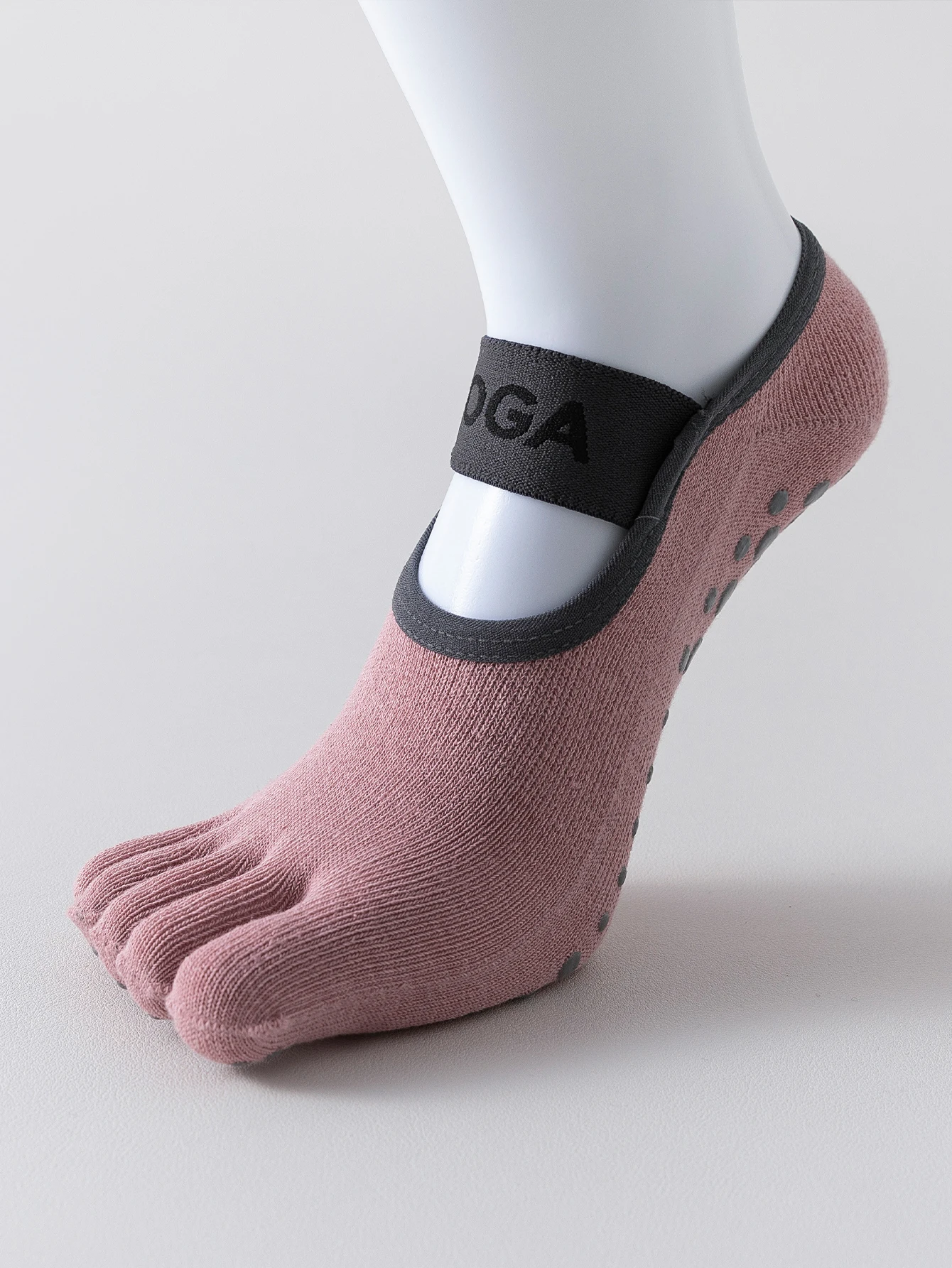Women's Five Finger Anti-Slip Yoga and Pilates Socks