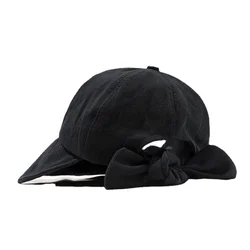 Bonnets for Women Classic Linen Soft Cotton Spring Summer and Autumn Bowknot Sunscreen Cloth Fisherman's Hat Sun Leisure Basin