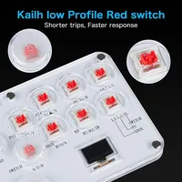 Leverless Controller Fight Sticks  RGB Arcade Fightstick Stickless Arcade Stick Keyboard Rims Button for PS4/PS3/Switch/PC - Image 4