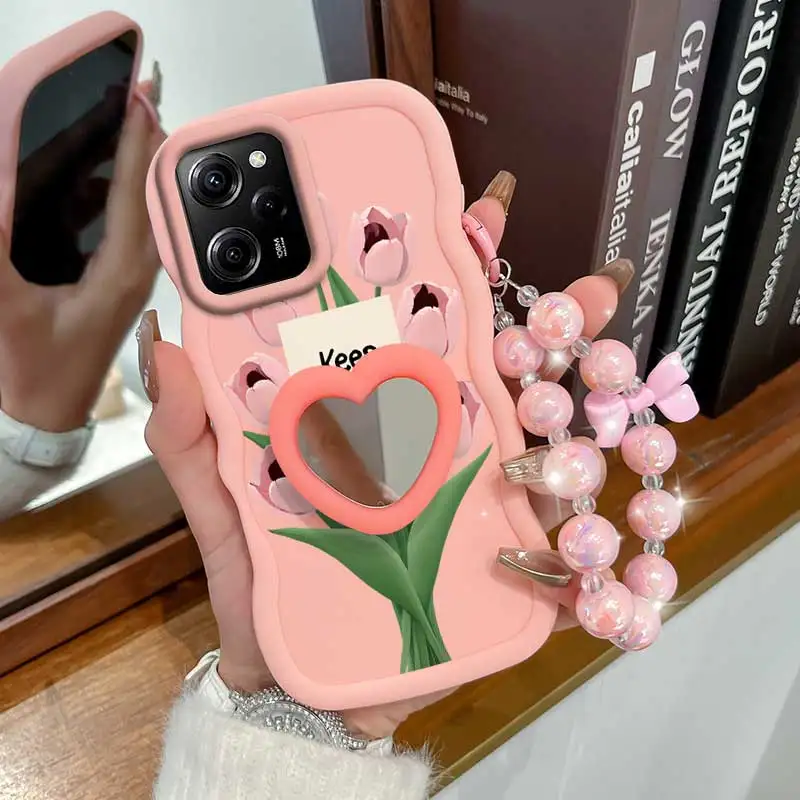 3-Piece Set: Stay Happy Phone Case with Lanyard and Stand