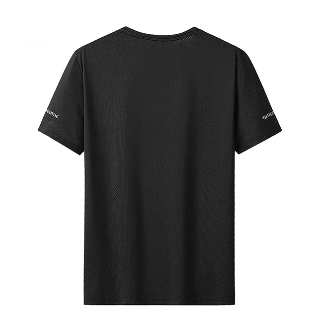 2pcs T-shirt for Men Plus Size 6XL/7XL Sport Quick Dry T-shirt Round Neck Big Size Short Sleeve Oversize Fitness Running T Shirt