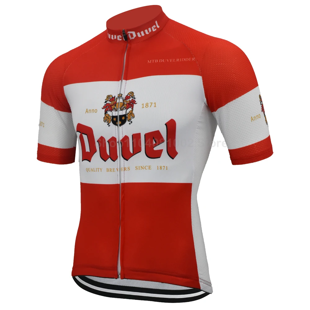 Duvel Cycling Jersey Men Summer Maillot Ciclismo Beer Road Bike Jersey Mtb Bicycle Wear Clothing