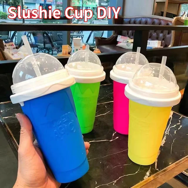 Tasse à neige fondante surgelée rapide, grande capacité, pour Smoothies maison, jus, crème glacée, tasse à presser, bouteille de refroidissement 1