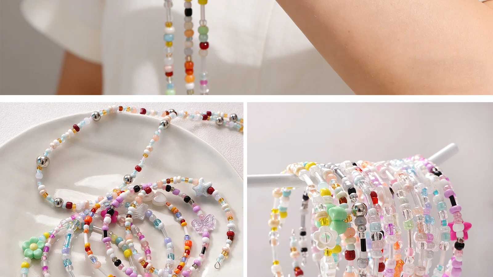 Losse Glasperlen in Mischfarben 2/3/4mm für DIY Schmuckherstellung Armband Halskette Ohrring Handykette Zubehör – Detail 9
