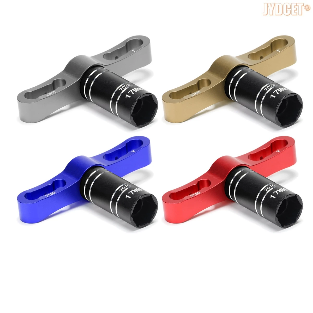 

7075 Aluminum 17MM Wheel Hex Nuts Sleeve Wrench XT60 Plug for RC TRAXXAS AXIAL ARRMA TAMIYA HSP HPI