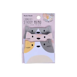 Cartoon Sticky Notes Memo Pads - Kawaii School Supplies (Cat)