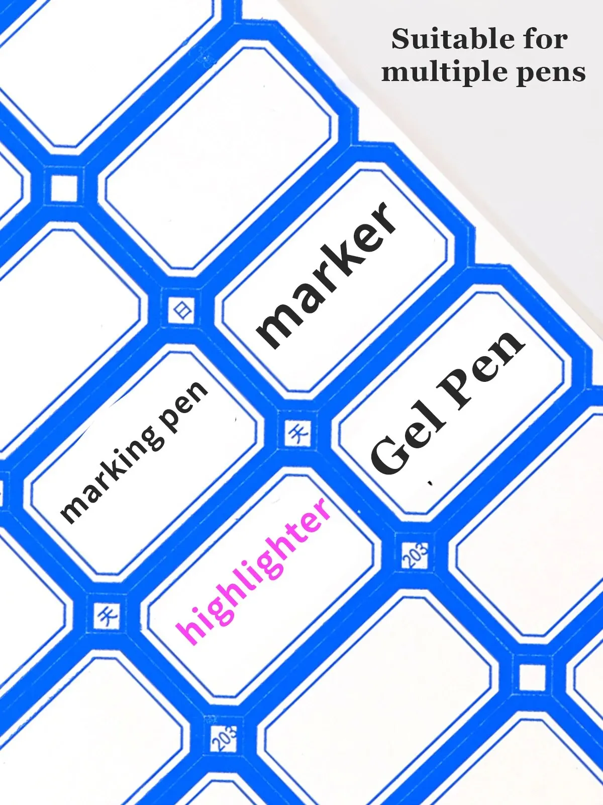 50 Self-adhesive Labels Labeled with ClassificationStudent Names Household Handwritten Prices Warehouse and Office Use 3