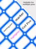 50 Self-adhesive Labels Labeled with ClassificationStudent Names Household Handwritten Prices Warehouse and Office Use 3