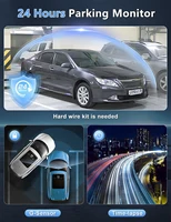 Soam 4K+1080P WiFi Dual Dash Cam with APP,3''IPS Dash Camera,Dashboard Camera with Night Vision,24HParking Monitor,WDR,Black Box - Image 6