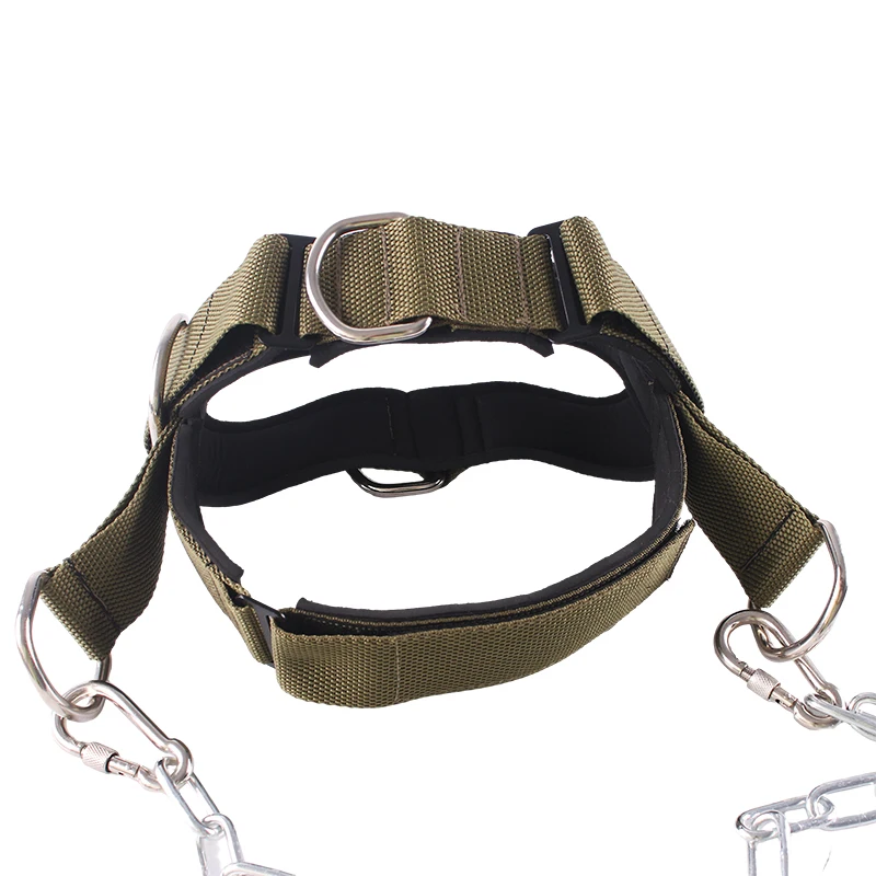 Weight Lifting Head Neck Straps,Nylon Cap with Chain,Increases Neck Core Strength,Neck Harness,Neck Trainer for Home 3